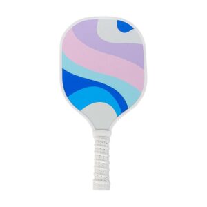 Pickleball Paddle Wooden Racket 9-Layer Poplar Wood Pickleball Bat Comfortable Grip Sports Paddle