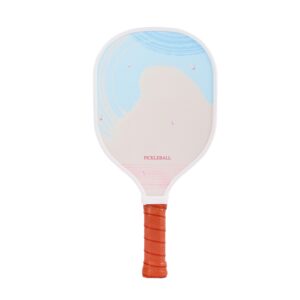 Pickleball Paddle Wooden Racket 9-Layer Poplar Wood Pickleball Bat Comfortable Grip Sports Paddle