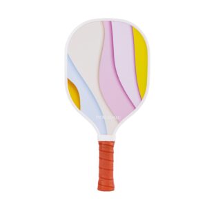Pickleball Paddle Wooden Racket 9-Layer Poplar Wood Pickleball Bat Comfortable Grip Sports Paddle
