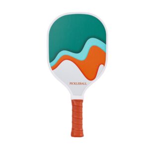 Pickleball Paddle Wooden Racket 9-Layer Poplar Wood Pickleball Bat Comfortable Grip Sports Paddle