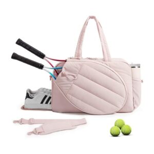 Pickleball Expandable Bag wIth Shoe-Zone - Pink