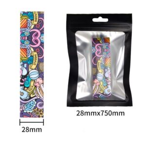 Pickleball Paddle Edge Protection Tape - Poetic And Artistic Theme Park Pattern TPU Protective Strip 28mm x 750mm, Anti Scratch Wear Resistant Paddle Guard Tape, Personalised Sports Accessory for Pickleball Players